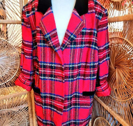 Vintage Tartan 1980's Jacket - Yatva