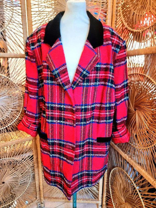 Vintage Tartan 1980's Jacket - Yatva