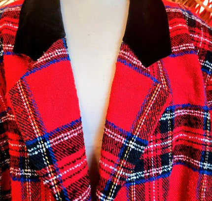 Vintage Tartan 1980's Jacket - Yatva