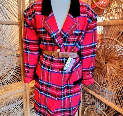 Vintage Tartan 1980's Jacket - Yatva