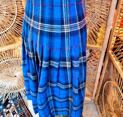 Vintage The Edinburgh Woollen Mill Tartan Kilt Skirt - Yatva