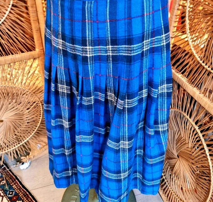 Vintage The Edinburgh Woollen Mill Tartan Kilt Skirt - Yatva