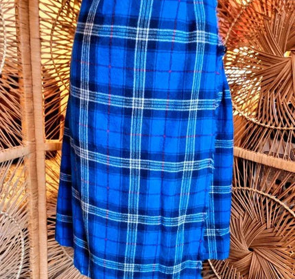 Vintage The Edinburgh Woollen Mill Tartan Kilt Skirt - Yatva