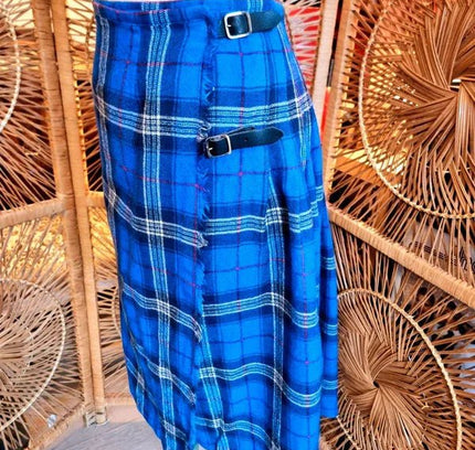 Vintage The Edinburgh Woollen Mill Tartan Kilt Skirt - Yatva