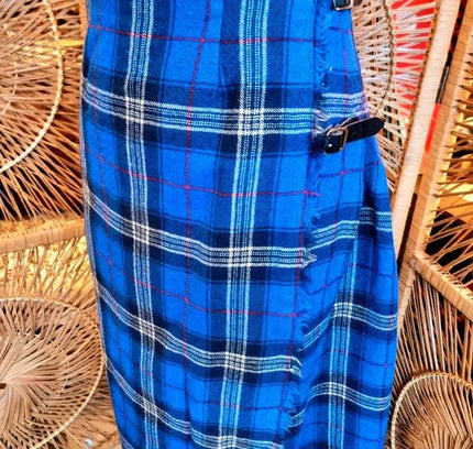 Vintage The Edinburgh Woollen Mill Tartan Kilt Skirt - Yatva