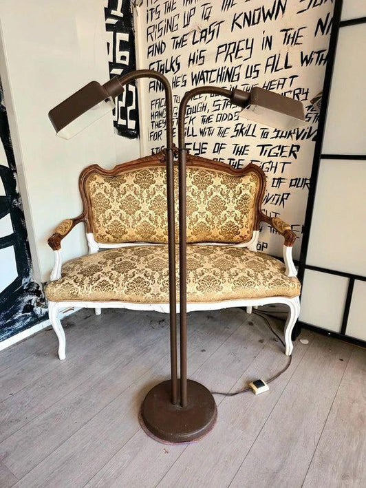 Vintage Two - Headed Floor Lamp - Yatva