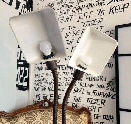 Vintage Two - Headed Floor Lamp - Yatva