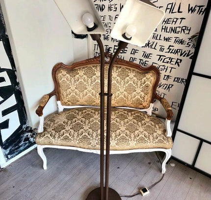 Vintage Two - Headed Floor Lamp - Yatva