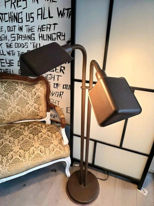 Vintage Two - Headed Floor Lamp - Yatva