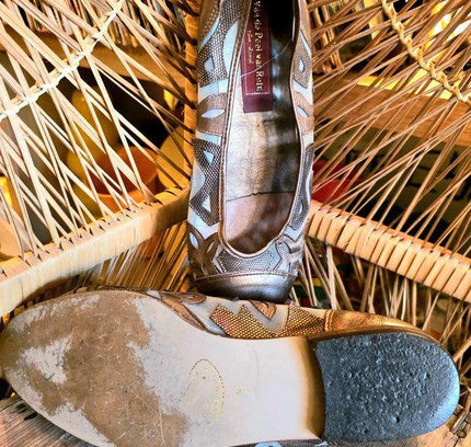 Vintage Van De Poel Van Ruth Flat Shoes - Yatva