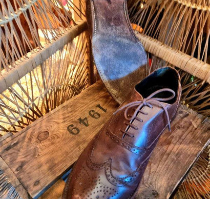 Vintage Van Lier Brogue Shoes - Yatva