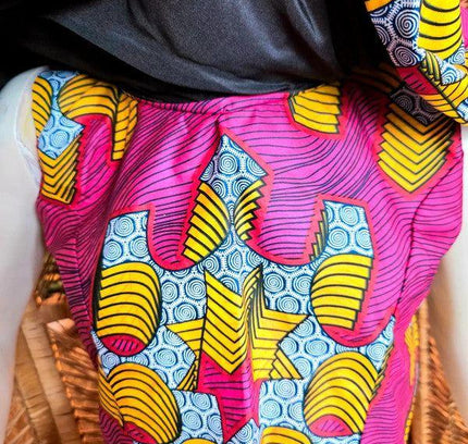 Vintage Vilsco Ankara Print Crop Top - Yatva