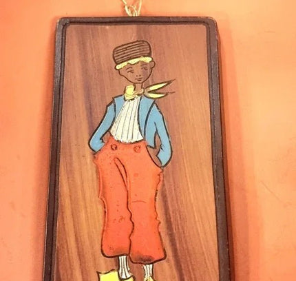 Vintage Wood Art Hanging - Yatva