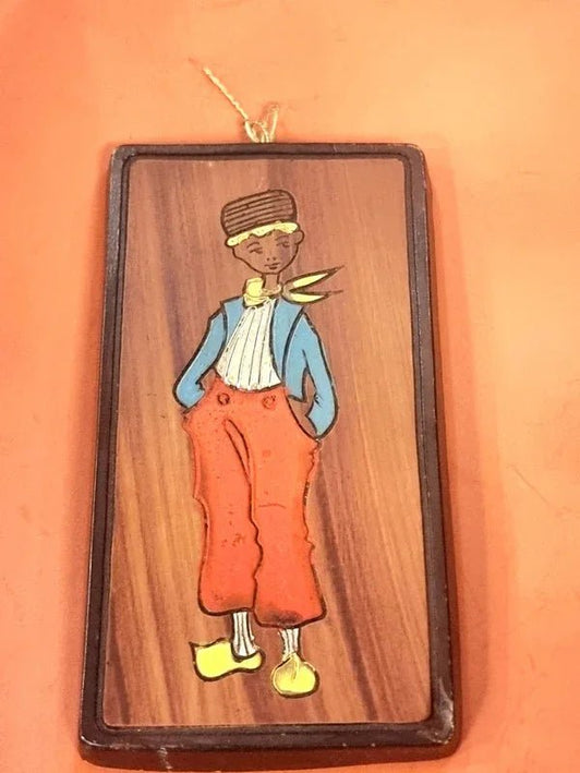 Vintage Wood Art Hanging - Yatva