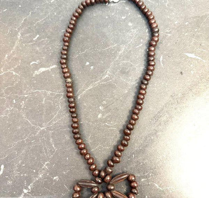 Vintage Wood Necklace - Yatva