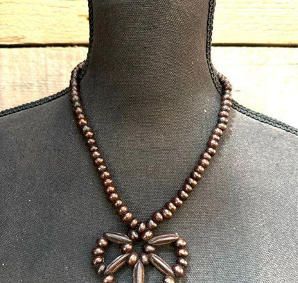 Vintage Wood Necklace - Yatva
