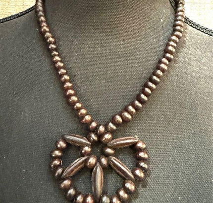 Vintage Wood Necklace - Yatva