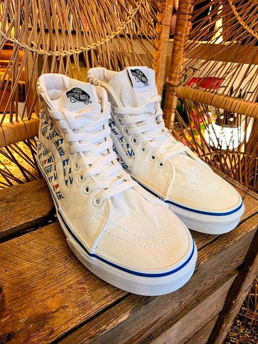Vintage Y2K Brand New Vans Sk8 - Hi I Heart - Yatva