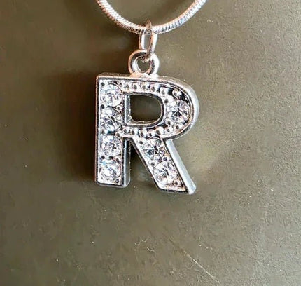 Vintage Y2K Initial R Necklace - Yatva