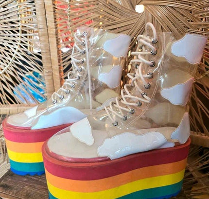 Vintage Y2K Platform Boots - Yatva
