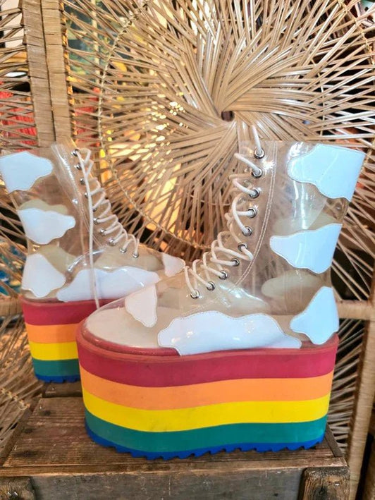 Vintage Y2K Platform Boots - Yatva