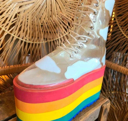 Vintage Y2K Platform Boots - Yatva