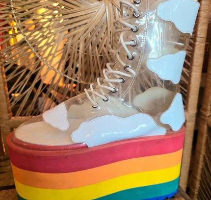 Vintage Y2K Platform Boots - Yatva