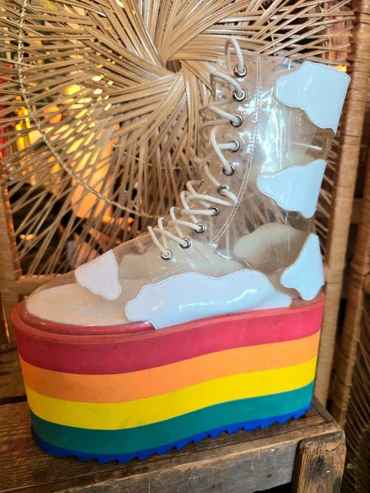 Vintage Y2K Platform Boots - Yatva