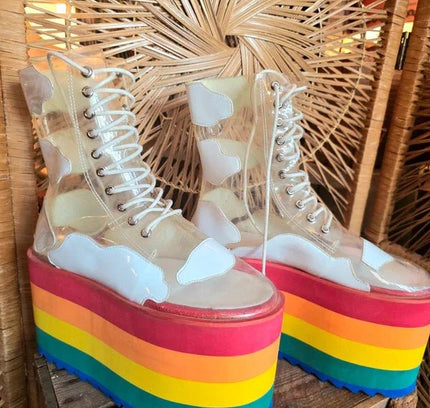 Vintage Y2K Platform Boots - Yatva