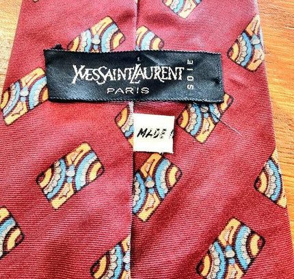 Vintage Yves Saint Laurent Paris Tie - Yatva