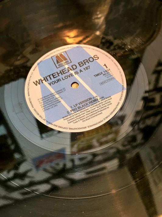 Whitehead Bros – Your Love Is A 187 Vinyl Record - Yatva