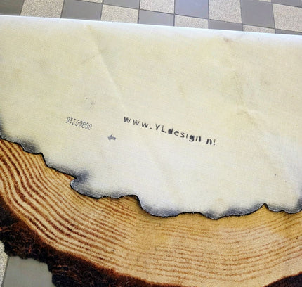 Woody Wood Tree Slice Area Rug by YLdesign (185cm) - Yatva