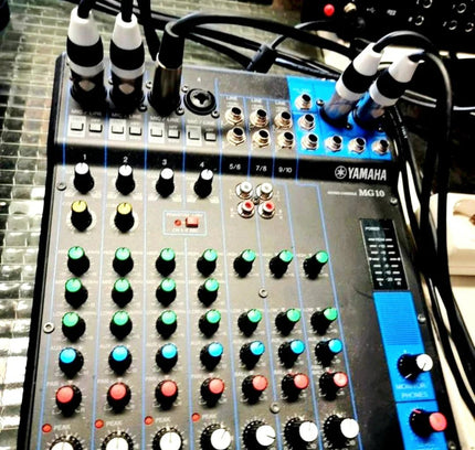 Yamaha MG10 Mixing Panel - Compact Mixer for Studio/Live - Yatva