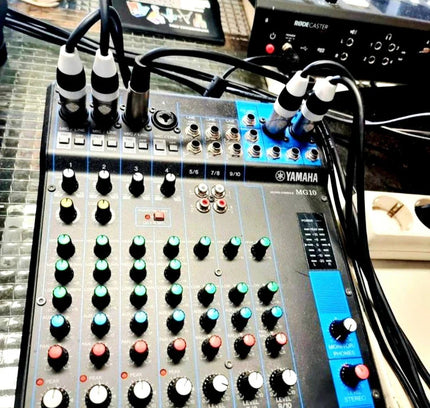Yamaha MG10 Mixing Panel - Compact Mixer for Studio/Live - Yatva