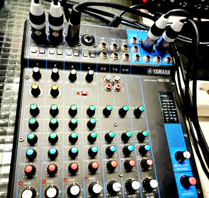 Yamaha MG10 Mixing Panel - Compact Mixer for Studio/Live - Yatva