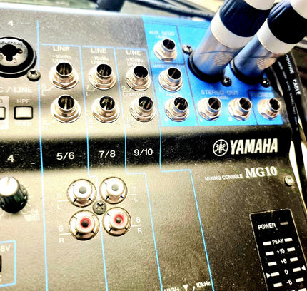 Yamaha MG10 Mixing Panel - Compact Mixer for Studio/Live - Yatva