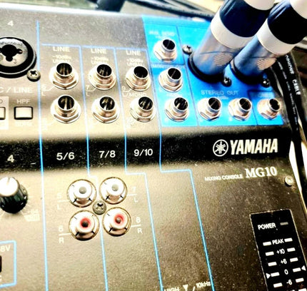 Yamaha MG10 Mixing Panel - Compact Mixer for Studio/Live - Yatva