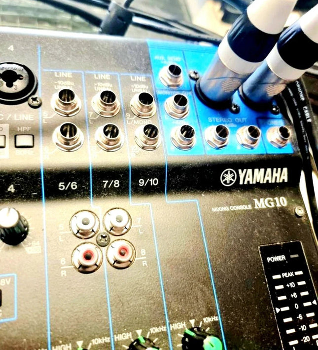 Yamaha MG10 Mixing Panel - Compact Mixer for Studio/Live - Yatva