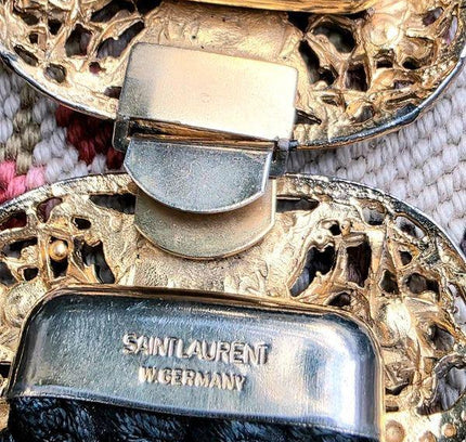 Yves Saint Laurent Belt Spring 1982 Fashion Show Collection - Yatva