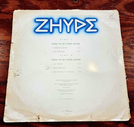 Zhype – Used To Be Your Lover - Vinyl Record - Yatva