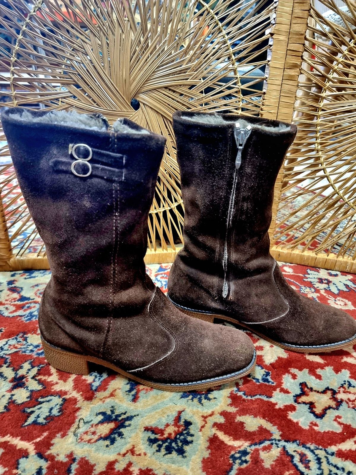 Vintage Suede Boots
