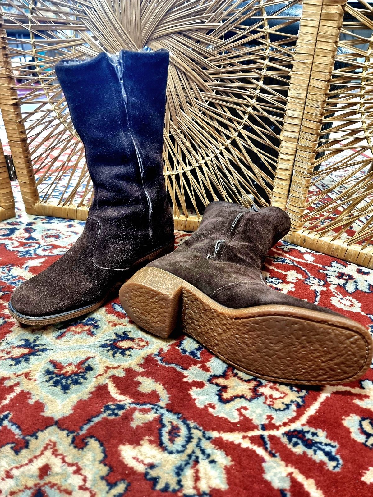 Vintage Suede Boots