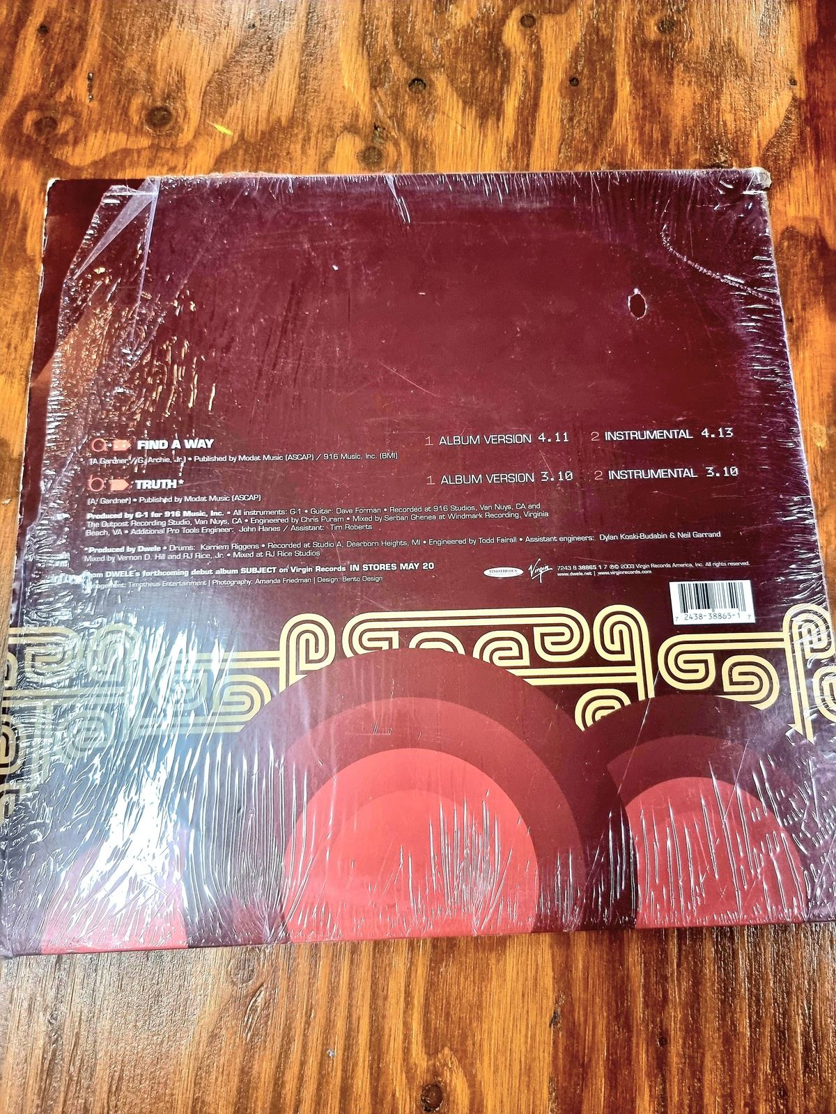 Dwele Vinyl Record – Find A Way