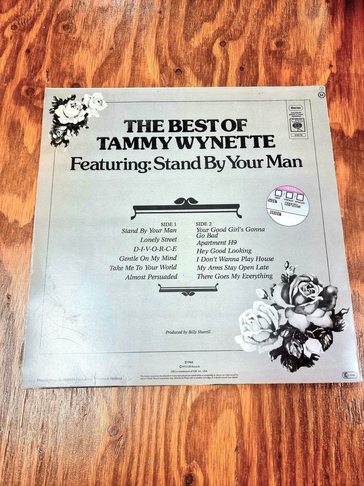Tammy Wynette – The Best Of Tammy Wynette Vinyl Record