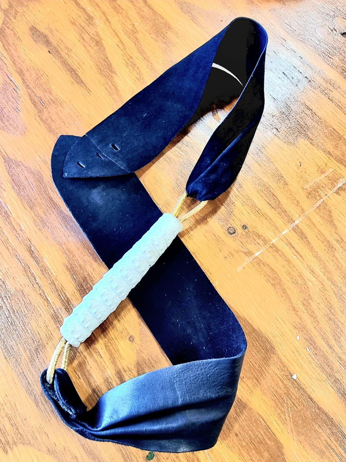 Vintage Leather Suede Belt