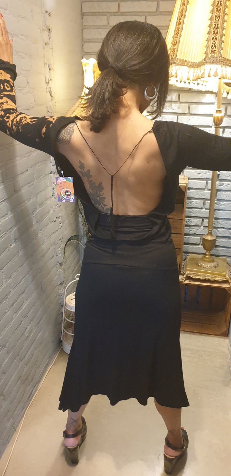 80´s Buddhist & Print Dress