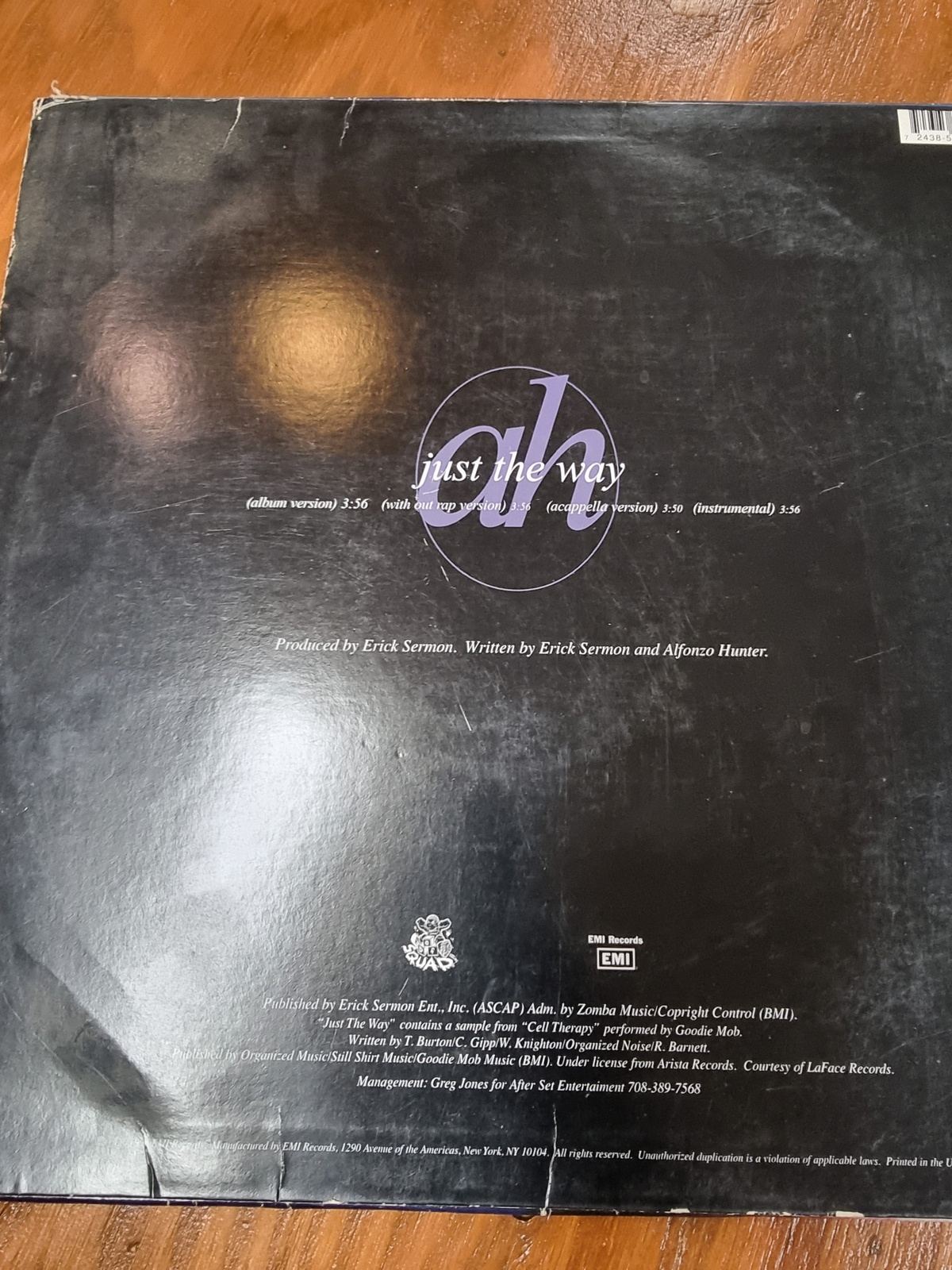 Alfonzo Hunter - Just the way playas play Vinyl Record