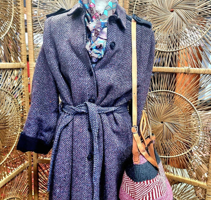 Brand New Wool Woven Shoulder / Hand Bag - Yatva