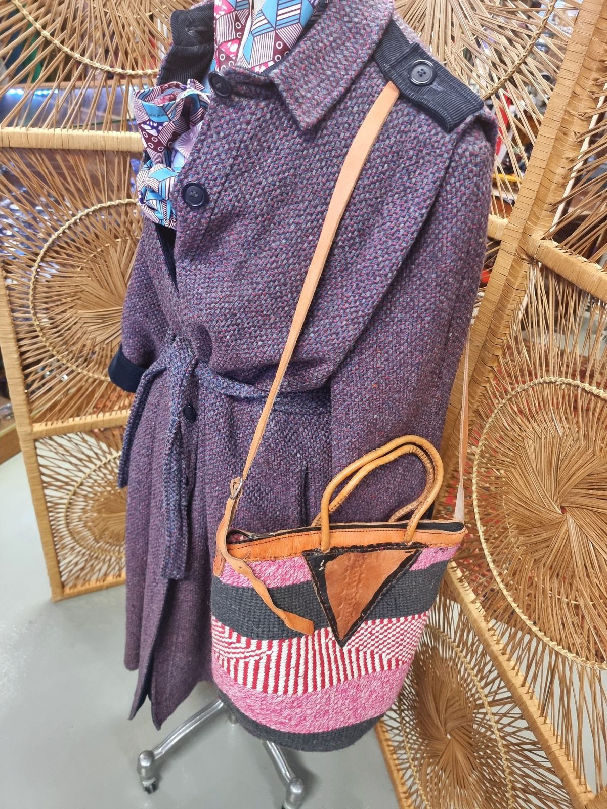 Brand New Wool Woven Shoulder / Hand Bag