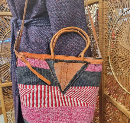 Brand New Wool Woven Shoulder / Hand Bag - Yatva